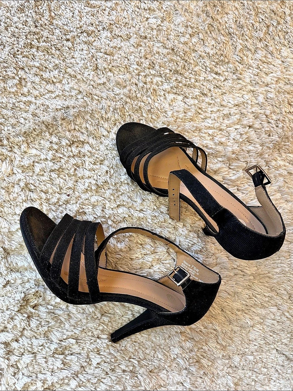 Black Strappy Heels